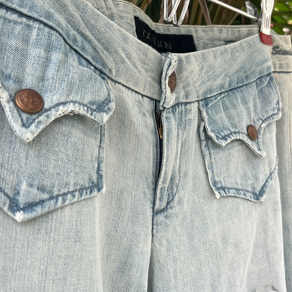 💥SOLD💥Goldsign Retro Super Wide Leg Scandal Jeans NWOT - Picture 9 of 16